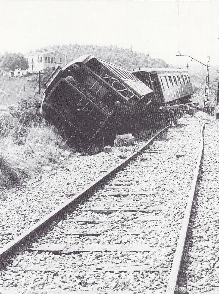Cartoline: Postal 62436 : Tordera. Vista del descarrilo del 2-6-1973 - Varios