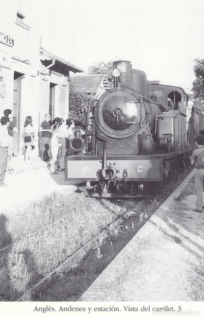 Postais: Postal 62456 : Angles. Andenes y estacion. Vista del carrilet - Varios