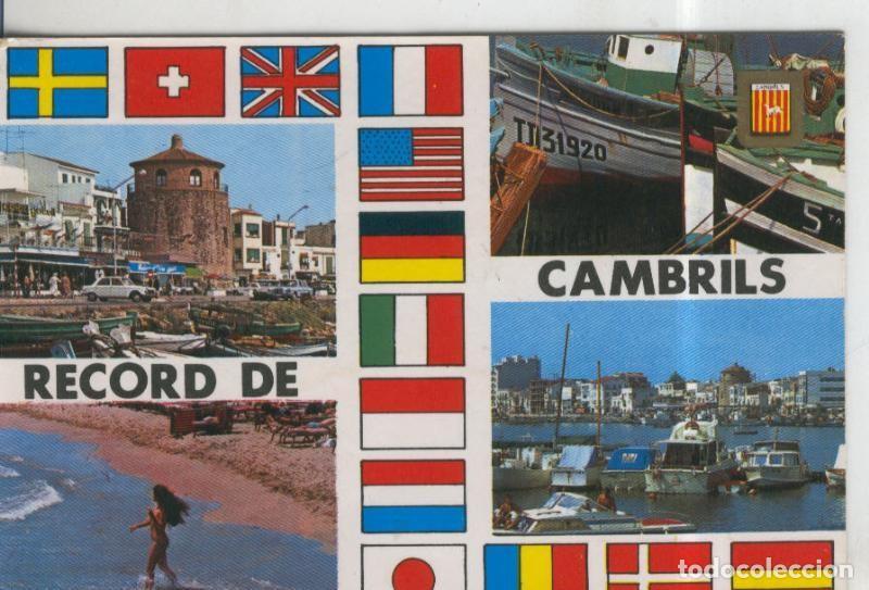 Postais: Postal 010080: Tarragona: Cambrils, recuerdo - Varios