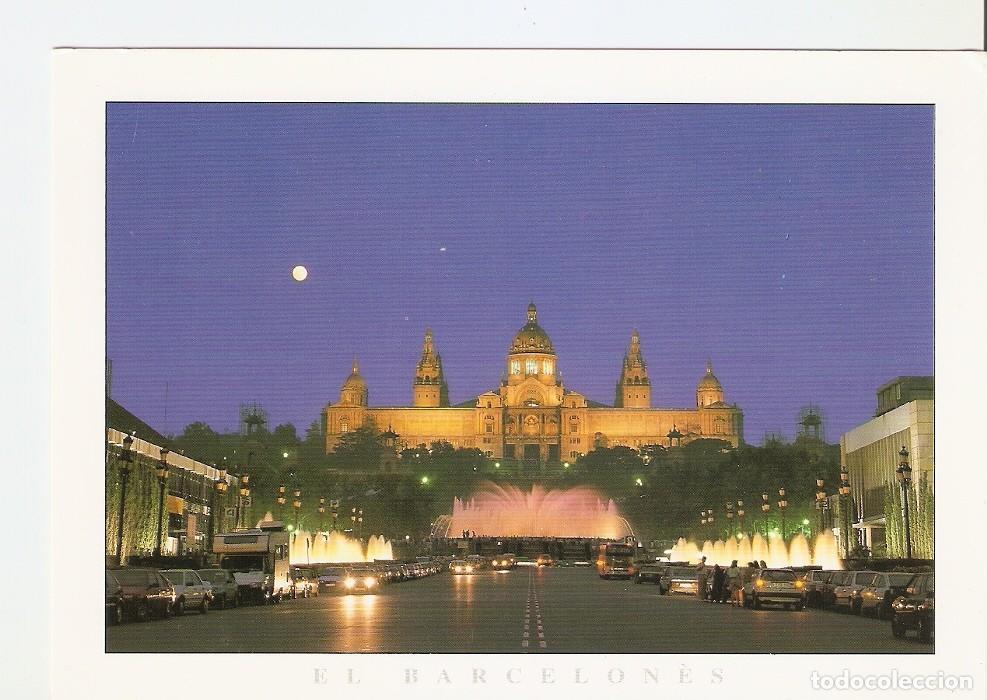 Postales: Postal 027912 : El Barcelones, Capvespre a linterior del recinte firal de lExposicio de Montju&iuml;c (Ba