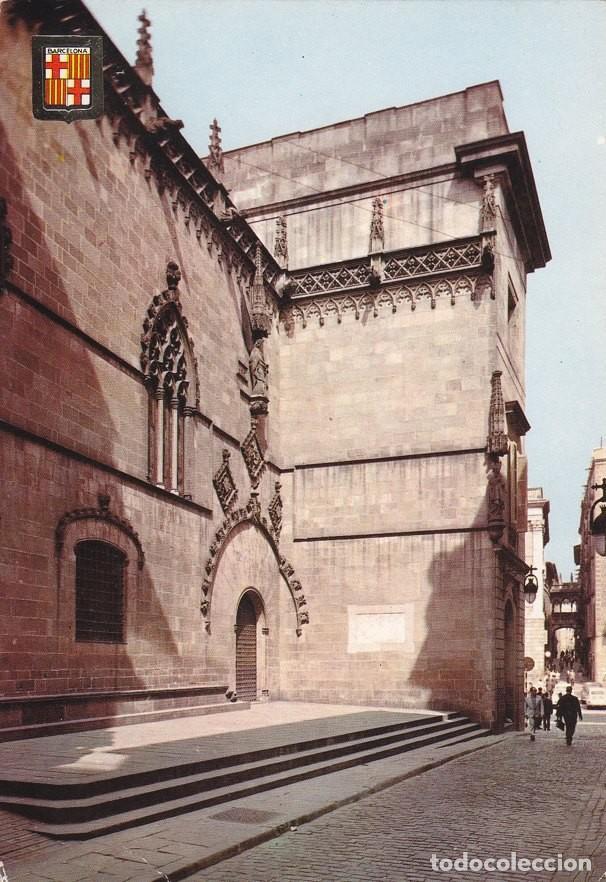 Postais: Postal 60268: Fachada gotica del ayuntamiento (Barcelona) - Varios