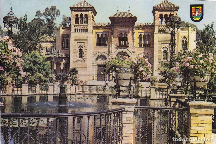 Postales: Postal 60380. Plaza de America. Palacio mudejar. Sevilla - Varios