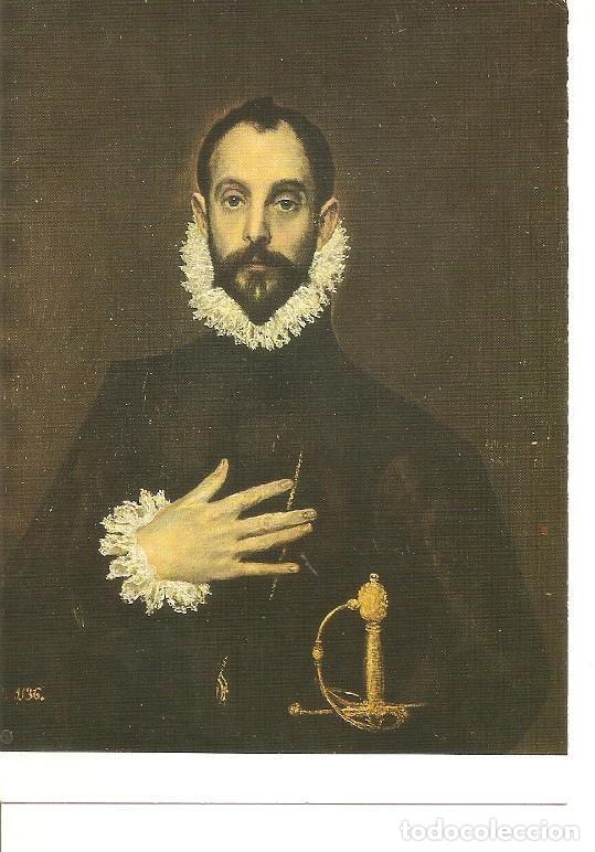 Postales: Postal 048556 : Greco. El Caballero de la mano al pecho - Varios