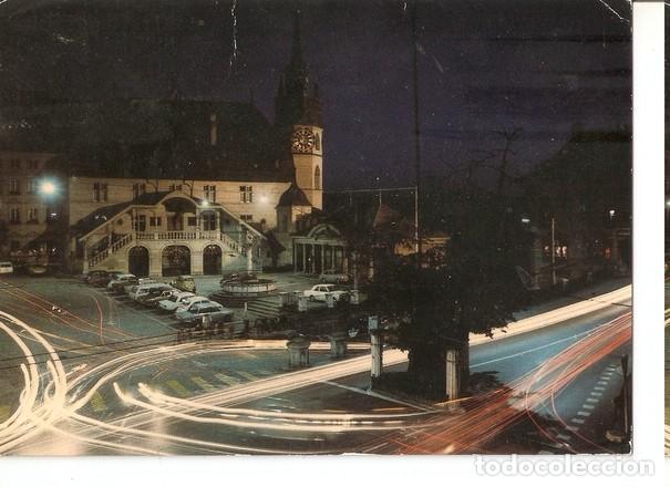 Postcards: Postal 047136 : Fribourg Hotel de Ville et place du Tilleul - Varios