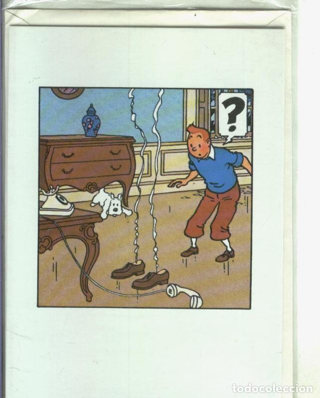 Cartoline: Postal 000280 Tintin: Zapatos - Herge