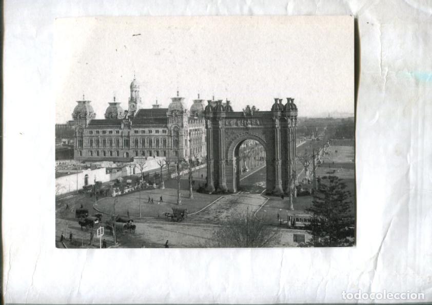 Postkarten: Foto/Tarjeta: 1900-1930: Arco de Triunfo en Barcelona en el antiguo Salon de Victor Pradera - Varios
