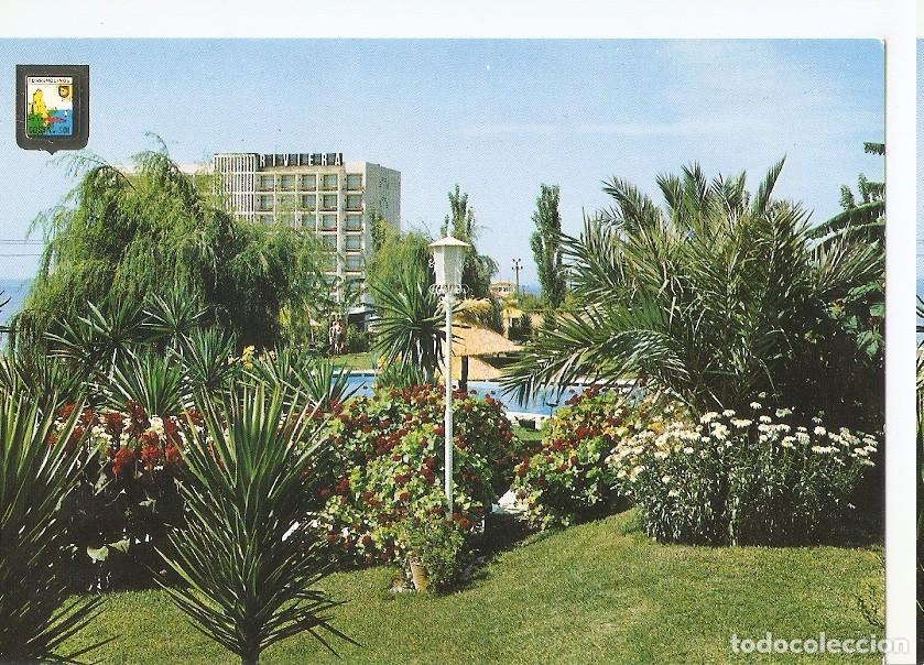 Postales: Postal 045031 : Torremolinos (Costa del Sol). Jardin Siroco y hotel Riviera - Varios
