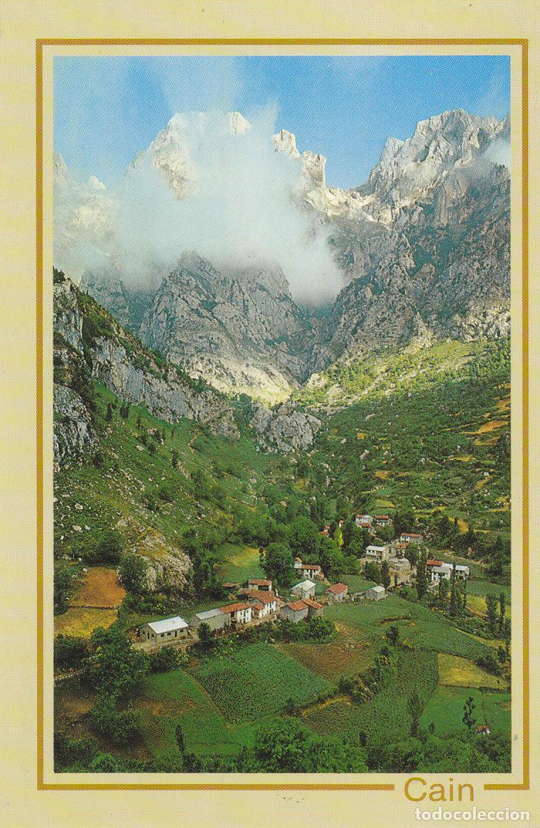 Postales: Postal 61586 : Cain. Picos de Europa. Vista general - Varios