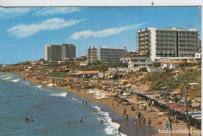 Postales: Postal 7334 : Vista parcial playa de Torremolinos - Varios