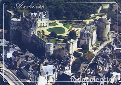 Postais: POSTAL 57533: Amboise (Indre-et-Loire) Vue aerienne du ch&acirc;teau - Varios