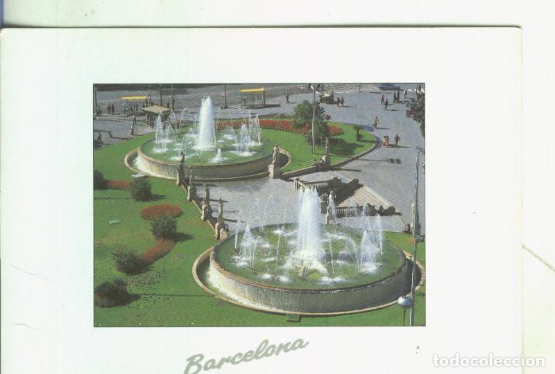 Postales: Postal 5509 : Fuentes de plaza catalunya de Barcelona - Varios