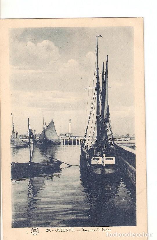 Postais: Postal 027266 : Ostende. Barques de P&ecirc;che - Varios
