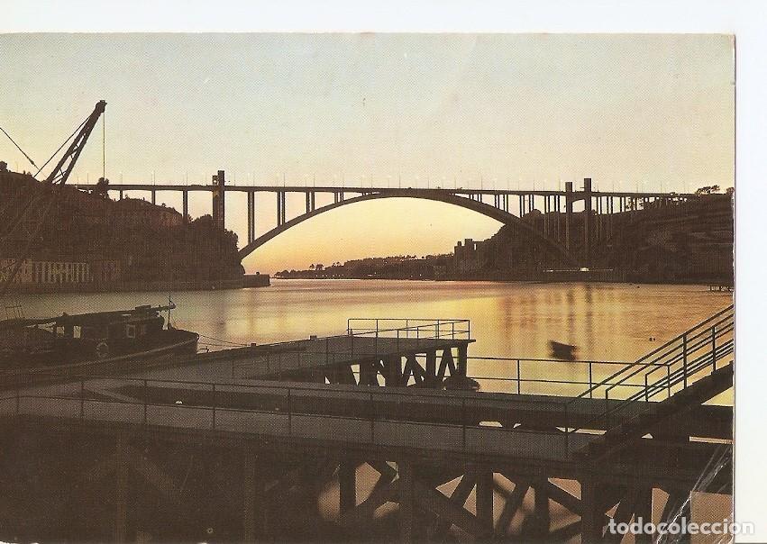 Postcards: Postal 034703 : Porto - Portugal. Puente de la Arrabida - Atardecer - Varios