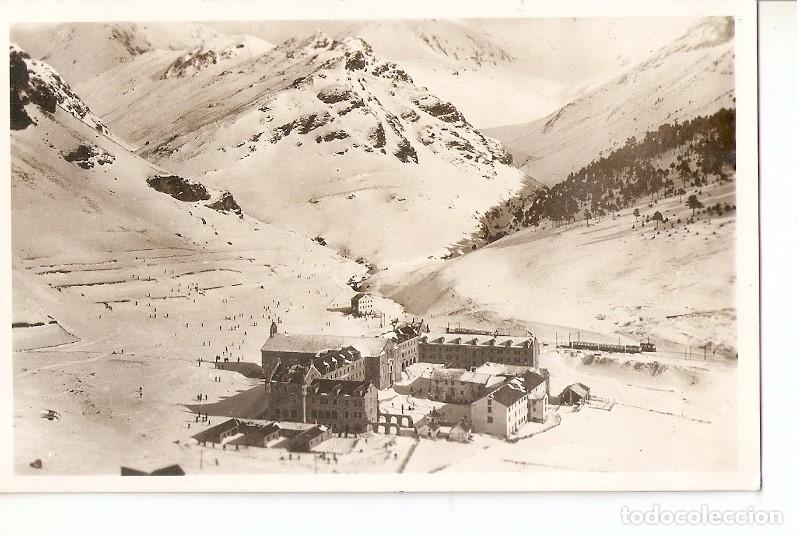 Postais: Postal 042580 : Nuria Pirineo Oriental. Vista general del Santuario y pistas de nieve - Varios