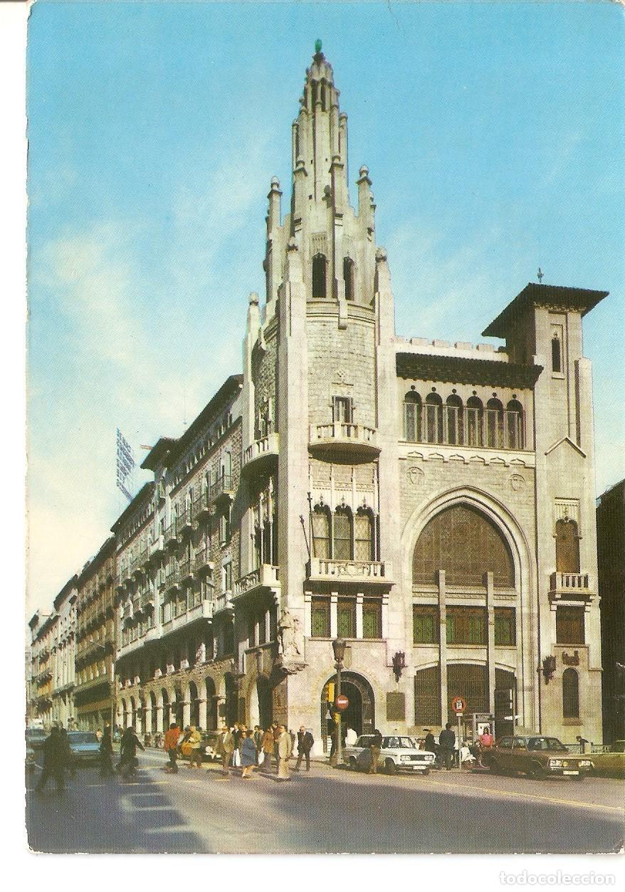 Postcards: Postal 038319 : Oficinas centrales de la Caja de Pensiones para la Vejez y de Ahorros - Barcelona -