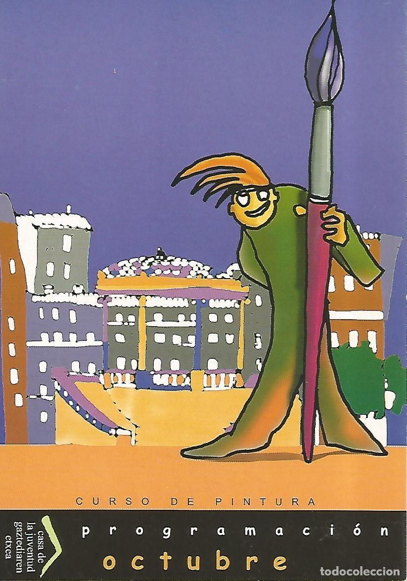Postales: Postal publicitaria 52400: Curso de pintura. Casa de la Juventud. Pamplona - Varios