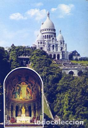 Postkarten: POSTAL 57764: Paris et ses merveilles La basilique du Sacre Coeur Montmartre - Varios