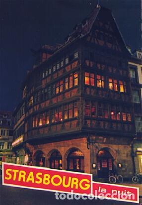 Postkarten: POSTAL 57722: Strasbourg la nuit La Maison Kammerzell - Varios