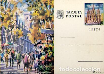 Cartes Postales: POSTAL 56310: Rambla de las Flores Barcelona - Varios