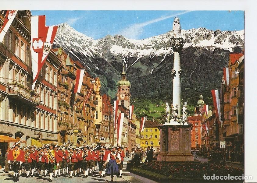 Postkarten: Postal 043185 : Innsbruck. Maria-Theresia-Street The music band of Wilten - Varios
