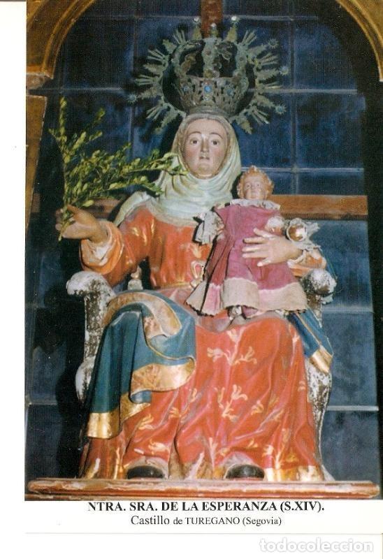 Postcards: Postal 026654 :Virgen Ntra. Sra. De la Esperanza (S. XIV), Castillo de Turegano (Segovia) - Varios