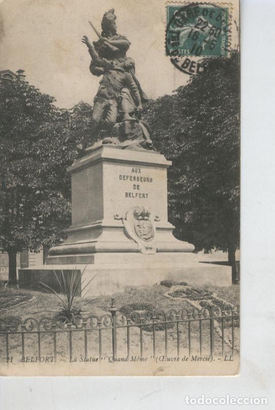 Postales: Postal B/N 0469 : Belfort, la statue quand Meme - Varios