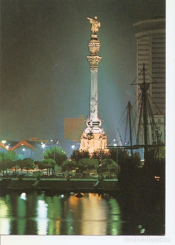 Postkarten: Postal 035194 : Barcelona. Colon. Vista nocturna - Varios