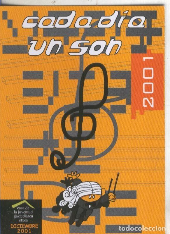 Postales: Postal 5876: Publicitaria programacion diciembre 2001, casa juventud pamplona - Varios