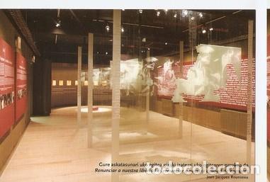 Postcards: Postal 047864 : Fundacion Museo de la Paz de Gernika. Renunciar a nuestra libertad es renunciar a nu