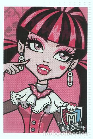 Postales: Photocards: MONSTER HIGH, Numero 019: Draculaura (Panini 2011) - Mattel