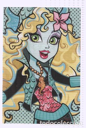 Postales: Photocards: MONSTER HIGH, Numero 039: Lagoona Blue (Panini 2011) - Mattel