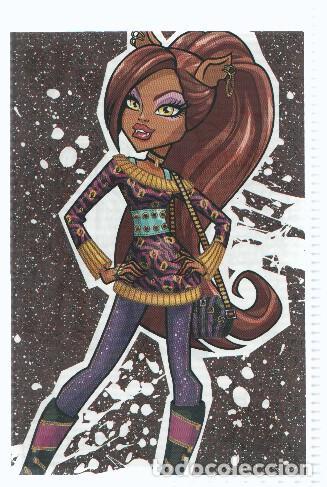 Postales: Photocards: MONSTER HIGH, Numero 010: Clawdeen Wolf (Panini 2011) - Mattel