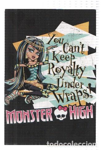Postales: Photocards: MONSTER HIGH, Numero 018: Cleo de Nile (Panini 2011) - Mattel