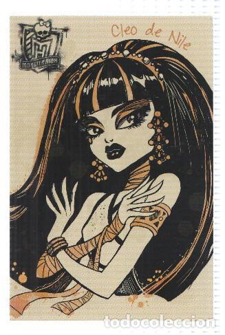 Postales: Photocards: MONSTER HIGH, Numero 081: Cleo de Nile (Panini 2011) - Mattel