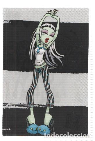 Postales: Photocards: MONSTER HIGH, Numero 037: Frankie Stein (Panini 2011) - Mattel