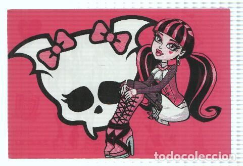 Postales: Photocards: MONSTER HIGH, Numero 023: Draculaura (Panini 2011) - Mattel