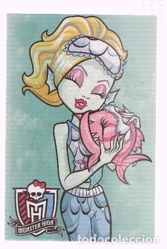 Postales: Photocards: MONSTER HIGH, Numero 047: Lagoona Blue (Panini 2011) - Mattel