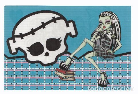 Postales: Photocards: MONSTER HIGH, Numero 033: Frankie Stein (Panini 2011) - Mattel