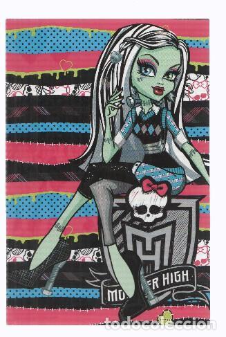 Postales: Photocards: MONSTER HIGH, Numero 038: Frankie Stein (Panini 2011) - Mattel