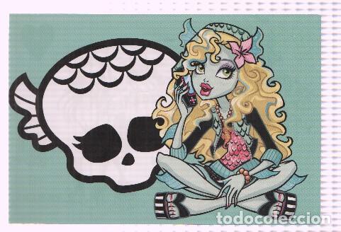 Postales: Photocards: MONSTER HIGH, Numero 043: Lagoona Blue (Panini 2011) - Mattel