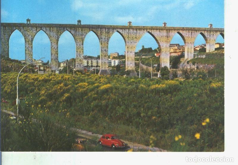 Postais: Postal 014133: Acueducto del siglo XVIII en Lisboa, Portugal - Varios