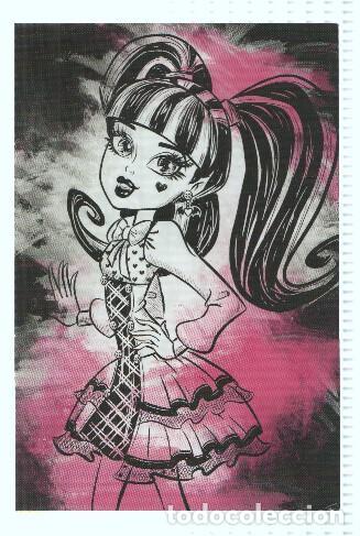 Postales: Photocards: MONSTER HIGH, Numero 086: Draculaura (Panini 2011) - Mattel