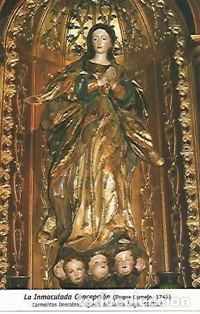 Postcards: POSTAL 54790: La Inmaculada Concepcion de Duque Cornejo 1743. Sevilla - Varios