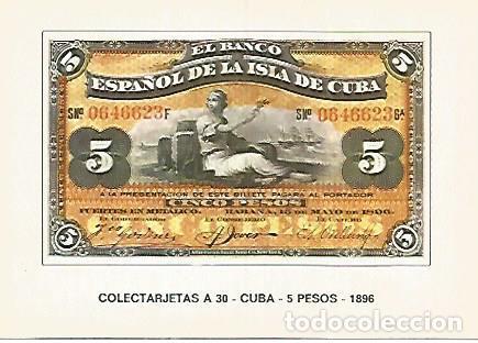 Cartoline: POSTAL 18252: 5 pesos de Cuba 1896 - Varios