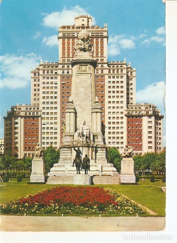 Postcards: Postal 020105 : Monumento a Cervantes (Madrid) - Varios