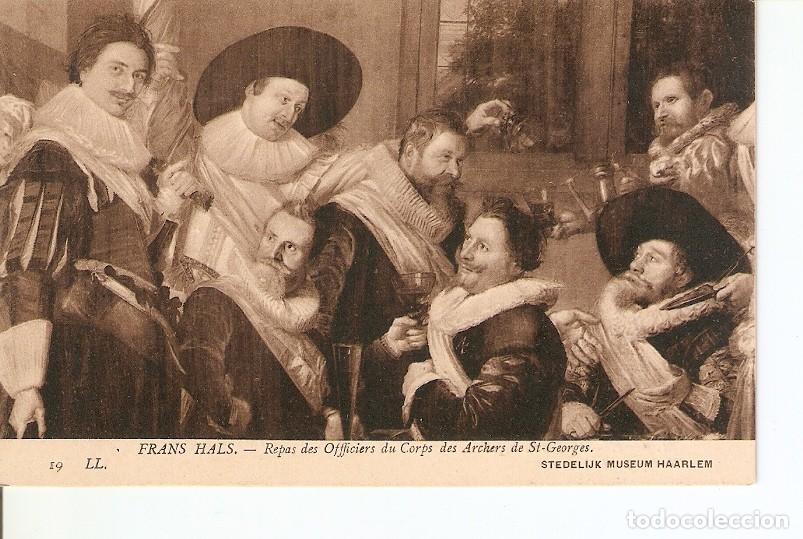Postkarten: Postal 027001 : Frans Hals, Repas des Officiers du Corps des Archers de St. Georges. Stedelijk Museu