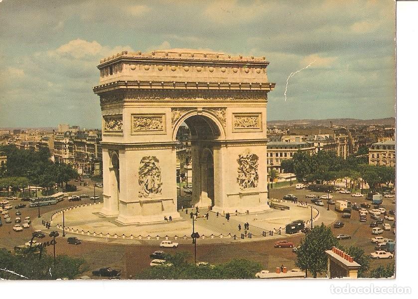 Postcards: Postal 040189 : Paris. LArch de Triomphe - Place de lEtoile - Varios
