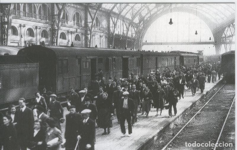 Cartoline: Postal Tren b/n numero 246: Estacion de Francia (Barcelona), a&ntilde;o 1940 - Varios