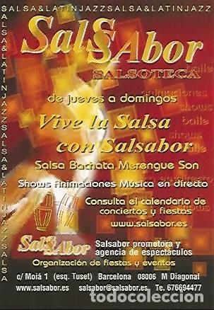 Cartes Postales: POSTAL A0193 PUBLICITARA: Salsa del Barrio. Barcelona - Varios
