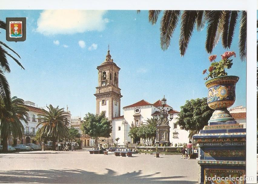 Postais: Postal 045136 : Algeciras. Plaza Generalisimo. Iglesia Nuestra Se&ntilde;ora de la Palma - Varios